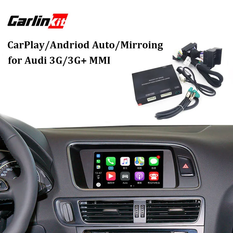 

Video Interface with Apple Carplay for A7 A3 Q3 A4 A6 A5 B9 Q5 Q7 Original Screen Upgrade MMI system iOS AirPlay