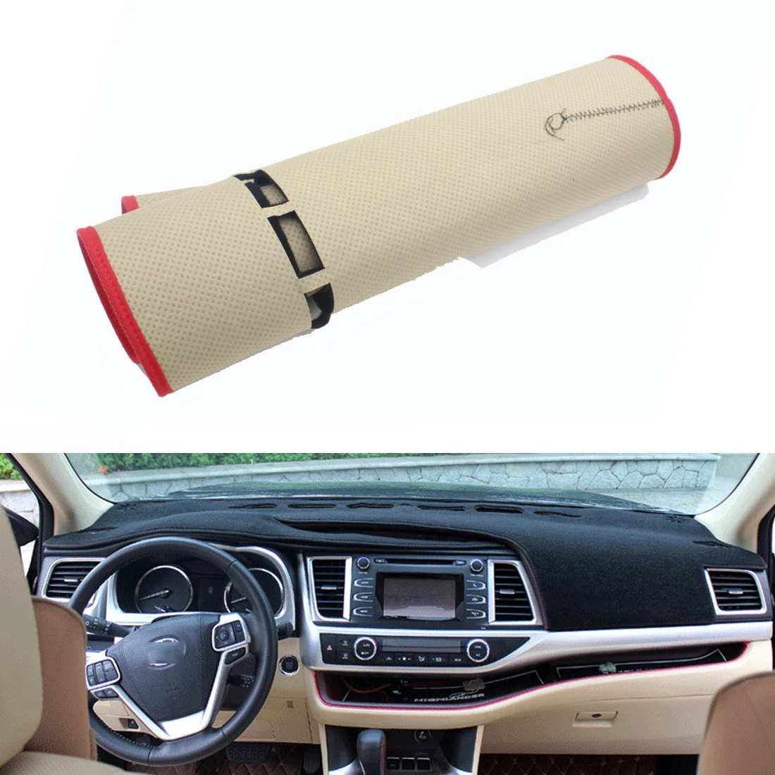 Fit For Toyota Highlander Car Dashboard Avoid Light Pad Instrument