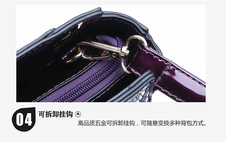 WALLET FOR FREE Brand New Fashion Crocodile pattern Women Shoulder Bags Handbag PU Leather Female Bag Ladies Hand Bags Sac