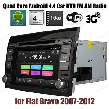 

Quad Core 16G ROM Android4.4 Car DVD Support DTV BT 3G WiFi GPS DAB+ TPMS touch screen FM AM radio For Fiat Bravo 2007-2012