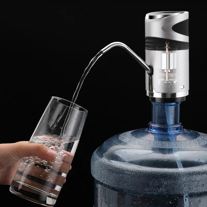 Water Bottle Pump Portable Camping Mini Water Dispenser Rechargeable Small Electric Pump Desk Water Drink Dispenser Home Gadgets Water Bottle Pump Portable Camping Mini Water Dispenser Rechargeable Small Electric Pump Desk Water Drink Dispenser Home Gadgets