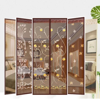 

Anti Bug/insect/fly Mosquito Net Door Velcro Curtain Summer Magnetic Screen Door Net Mesh with Free Magic Stickers