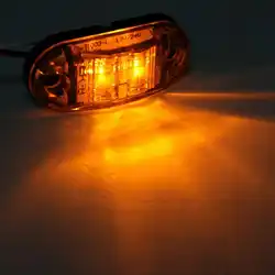 1 шт. желтый свет LED белый боковой зазор маркером света лампы автомобилей Грузовик Прицепы караван 12 В внешний свет
