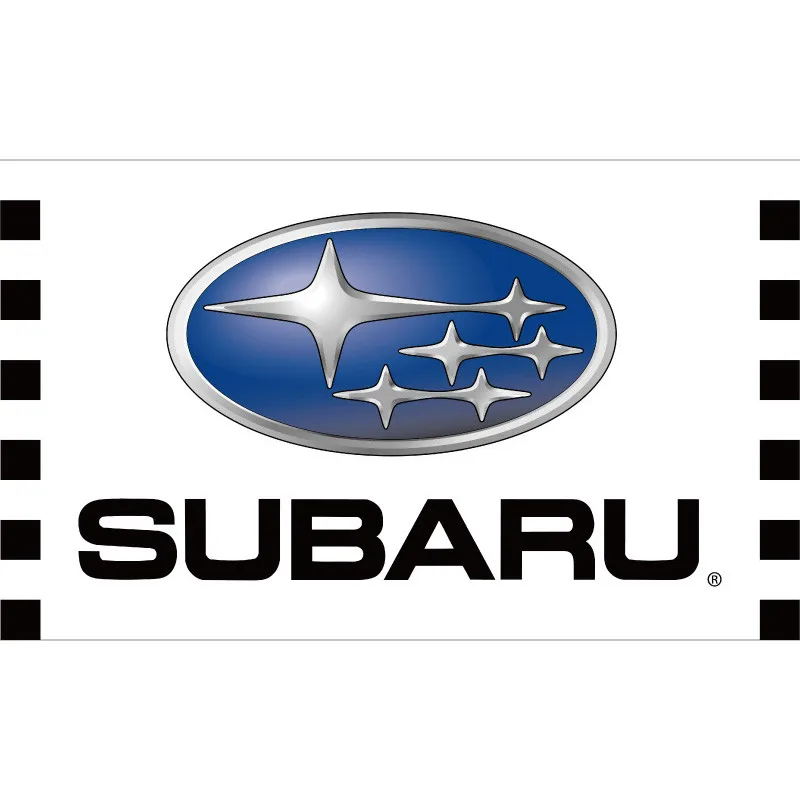 

90x150CM 60*90cm Subaru Car Logo Off-road Race Flag Banner Decoration For Racing Party