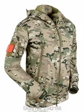Army Camouflage Coat Military Hunting Sport Jacket Waterproof Windbreaker Tactical Outerwear Men outdoor Softshell Hoodie Jacket