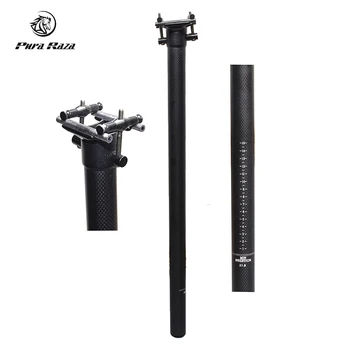 

2020 New Come Bicycle Seat Post 3K Carbon Fiber Cycling Accessories 31.8/33.9/34.9*580mm Mountain Bike Seatpost Bicycle Parts