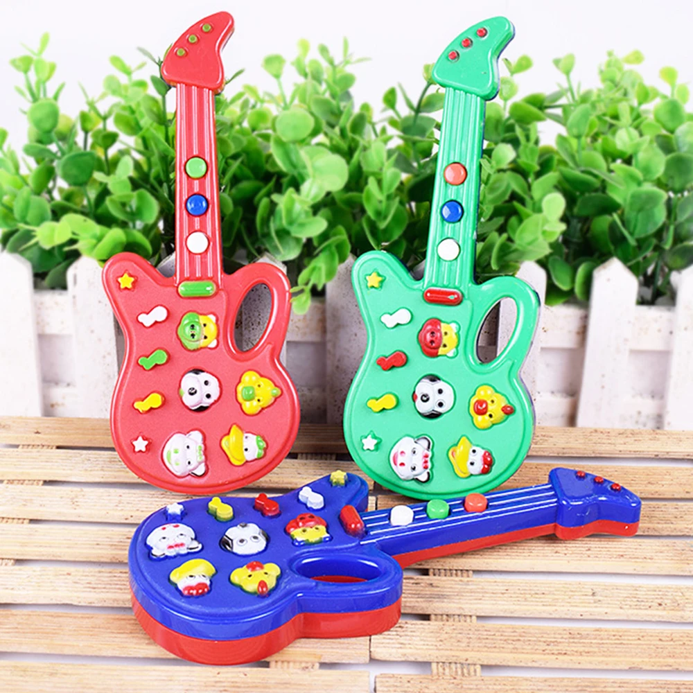 Cute Cartoon Guitar Animal Electric Guitar Toy Nursery Rhyme Music