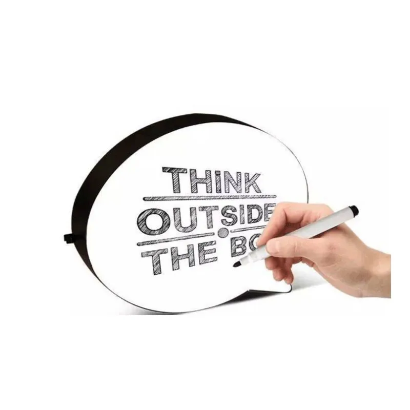 

Yooap Creative Q-shaped Rewritable Decorative Lights, With Pen and Whiteboard Wipe 22 * 5.5 * 30cm LED Handwritten Message Board