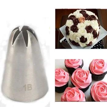 

#1B Large Size Cream Nozzle Decorating Tip Icing Nozzle Cake & Baking Tools for Cake Fondant Decorating Nozzle Bakeware CA251