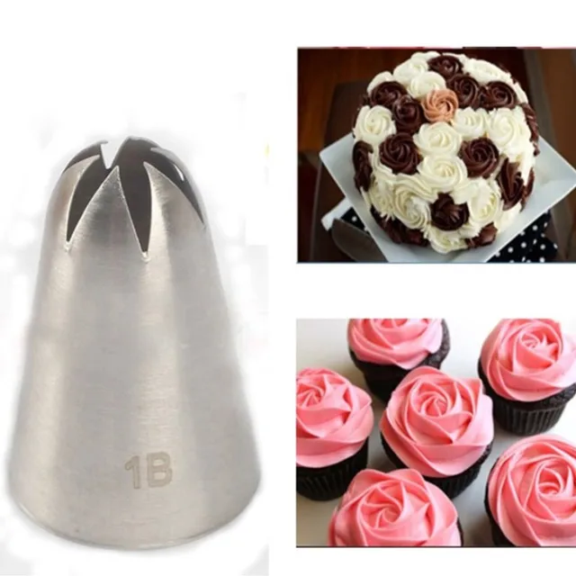 1B Large Size Cream Nozzle Decorating Tip Icing Nozzle Cake & Baking