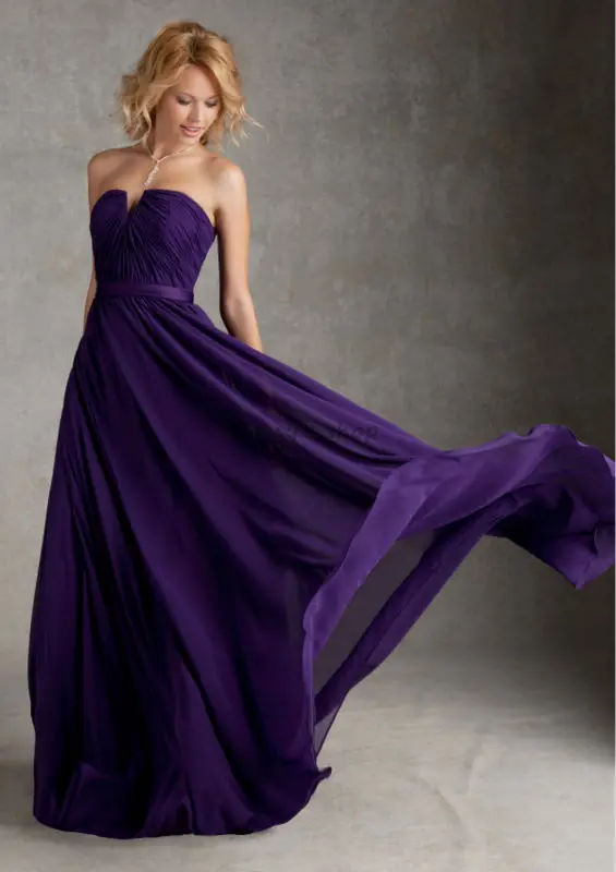 Eggplant Bridesmaid Dresses