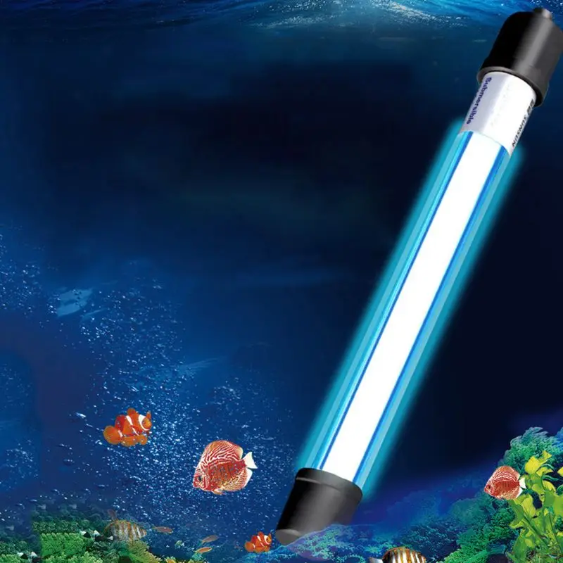 Аквариумный стерилизатор с УФ-лампой для аквариума, бактерицид, УФ Дезинфекция, очистка воды, очиститель