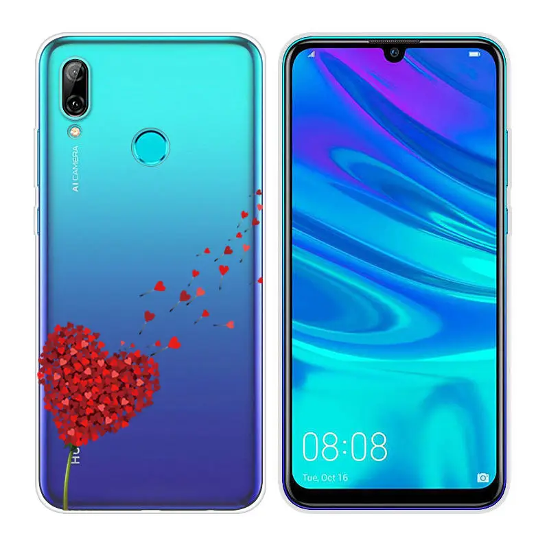 Силиконовые чехлы Arvin для huawei P Smart, мягкий прозрачный ТПУ чехол для телефона P Smart, 6,21 дюймов, чехол с рисунком, сумка - Цвет: 51