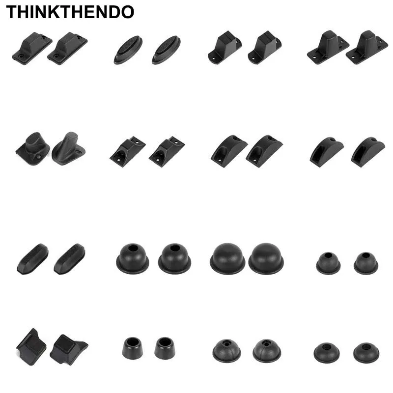 1 пара замена пластиковые запонки багажные ножки колодки для багажа сумки чемодан ножки-подставки