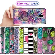 Pattern Silicon Case For OnePlus 6 6T 7 Pro 7Pro Cactus pineapple Summer Colorful Heart Flower Soft Transparent Silicone Cases
