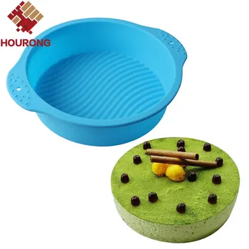 

Hourong 1 Pc 5*20.5*26CM Big Beautiful Round Shape 3D Silicone Cake Molds Baking Tool Cake Bakeware Maker Molds Tray Baking Tool