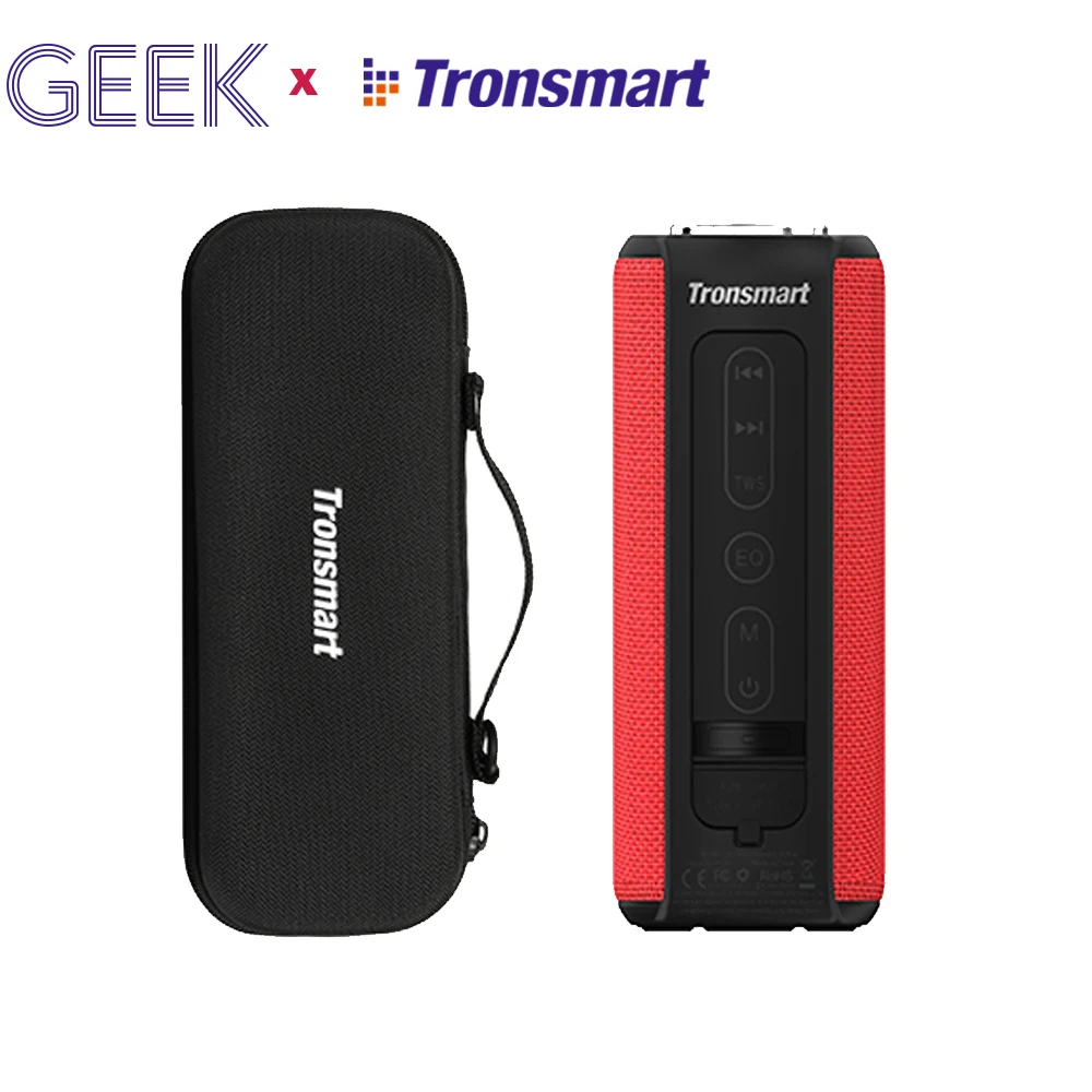 Tronsmart T6 Plus Bluetooth динамик 40 Вт TWS поддержка SD TF карты IPX6 Водонепроницаемый Открытый Портативный мини-динамик для телефонов