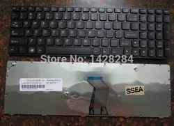 Ssea Новый оригинальный клавиатура США для IBM Lenovo V570 v570c v575 Z570 Z575 B570 B590 b590a b590g