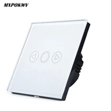 EU standard Touch Dimmer Switch LED Bulb Light Switch On off Sensor Crystal Glass Plate Dimmer For Automation Module Smart Home