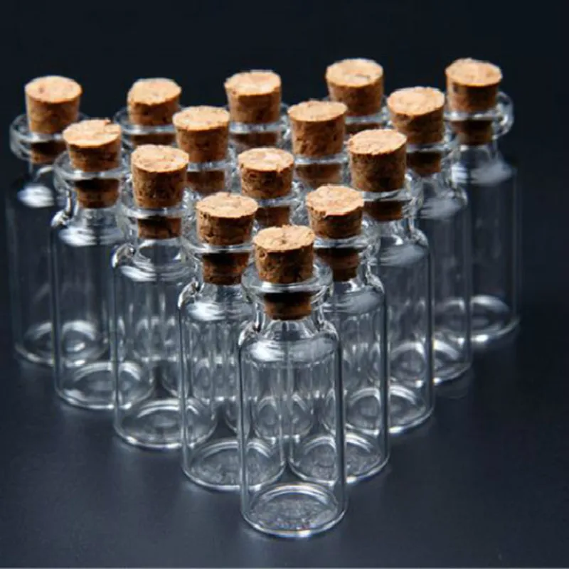 20 шт./упак. 2 мл 16x35 мм крошечный маленькие прозрачные пробки Стекло эфирное масло бутылки многоразового использования флаконы для свадьбы Праздничное оформление бутылки