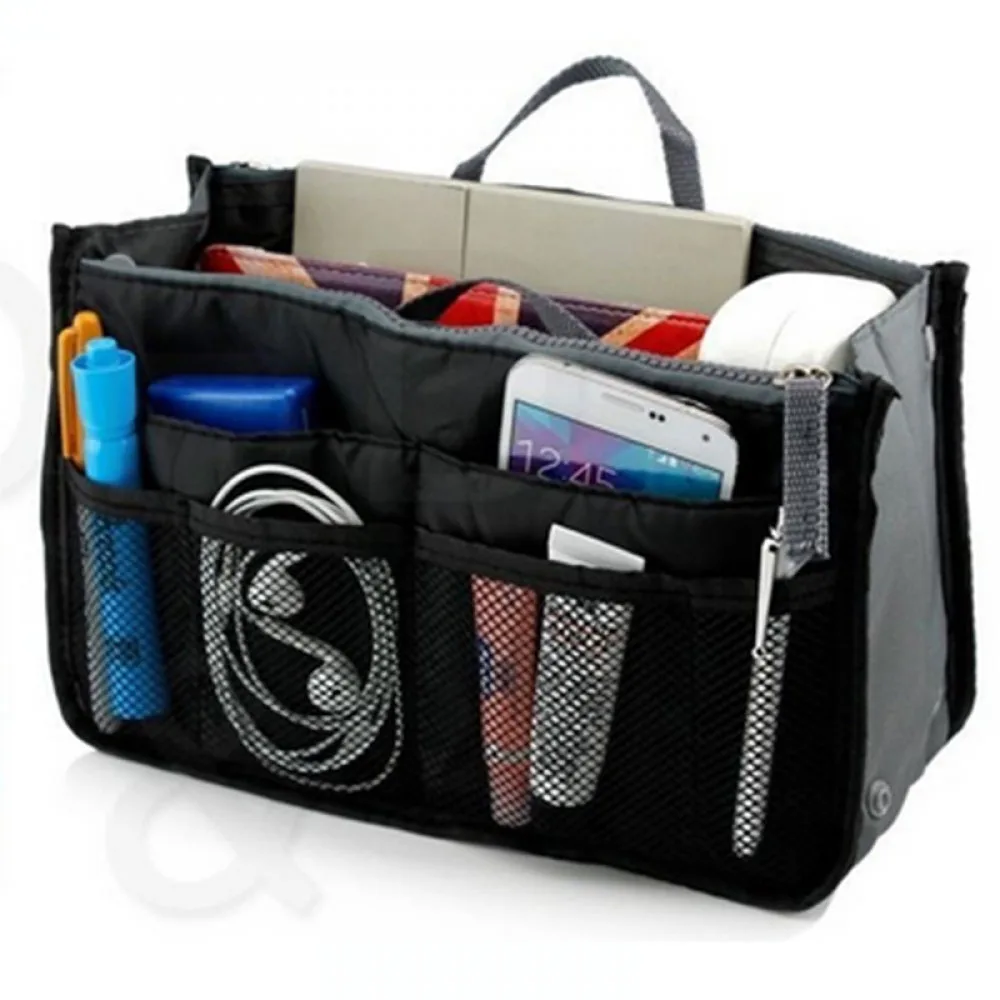 

14 Colors Portable Bag Toiletry Wash Cosmetic Bag Makeup Storage Case Organizer Casual Travel Handbag 28.5*18*10cm