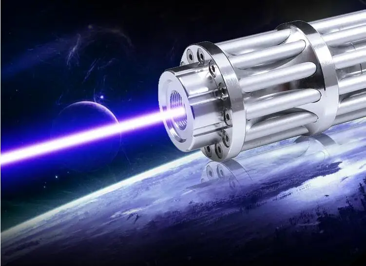Самый мощный сжигание лазерный фонарь 450nm 100w 100000m фокусирующийся синий указатель