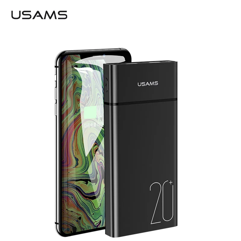 

USAMS Universal Dual USB Power bank 20000 mAh bank power Portable phone Charger Powerbank mobile phone charger
