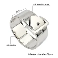 Fashion Cuff Bracelets For Women Big Wide Design Bangles & Bracelet Femme Jewelry High Polished Present Wristband Charm 2