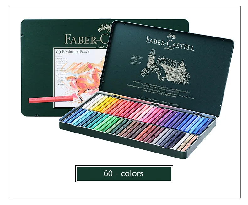 Цветной мелок FABER CASTELL/36/60 12/24 цветная профессиональная Пастель для художника