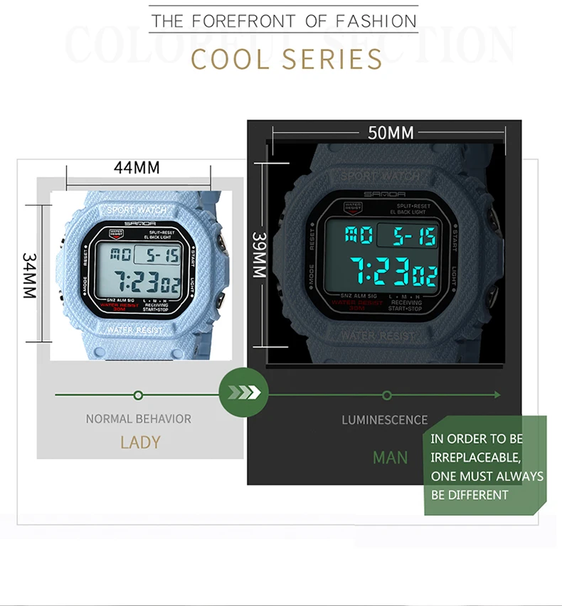 SANDA спортивный светодиодный электронные цифровые часы водонепроницаемые мужские часы наручные часы для влюбленных мужские s лучший бренд класса люкс Relogio Masculino