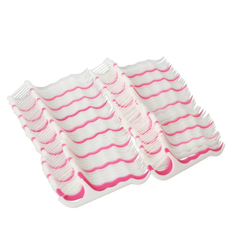 

Professional White+Pink 50pcs Dental Floss Interdental Brush Teeth Stick Toothpicks Floss Pick Health care teeth Tooth Picks