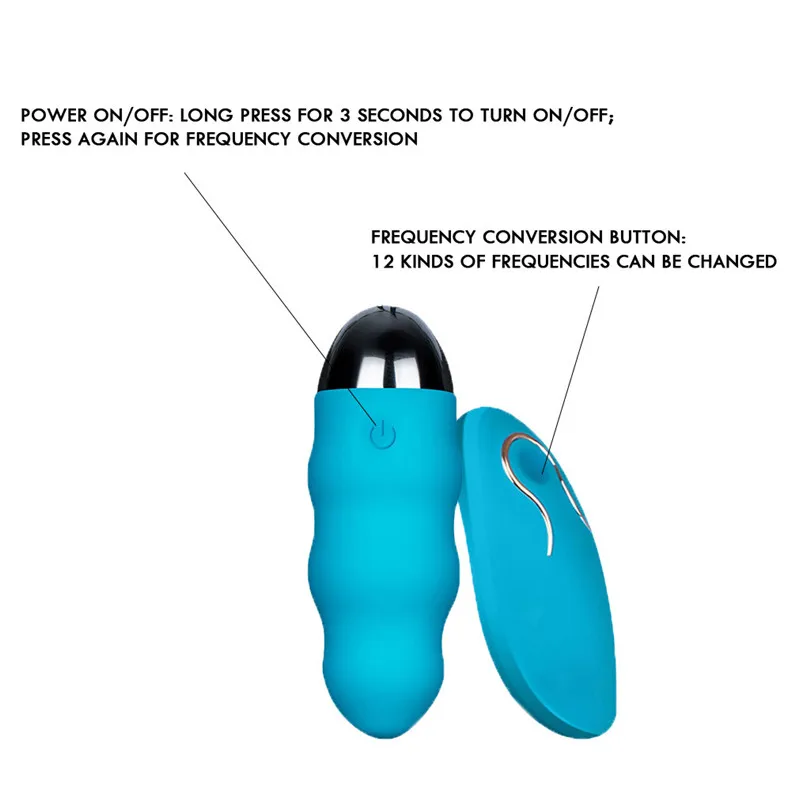 Sex Toys For Woman Vagina Balls 12 Frequency Waterproof Wireless Remote Control Massager Egg Vibrator Sex Toy (1)