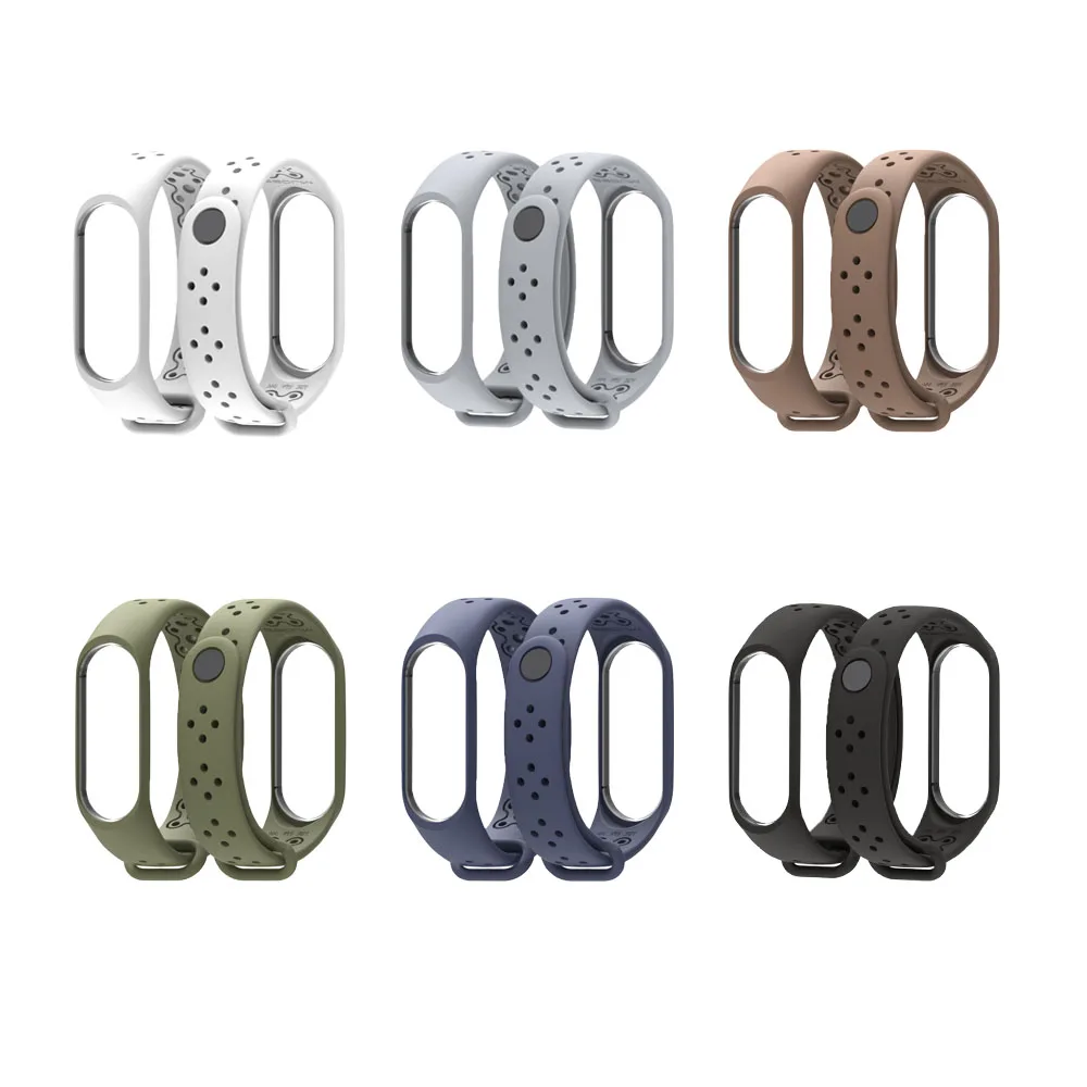 Ремешок Mijobs спортивный для Xiaomi Mi Band 4/3 силиконовый ремешок Band4/3 браслет наручных