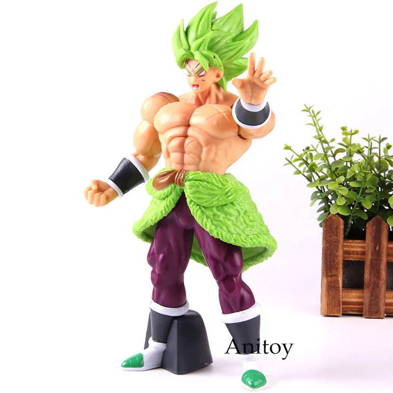 Аниме Dragon Ball Broly фигурка Супер Saiyan Broli зеленые волосы Ver. Коллекция ПВХ модель игрушки 26,5 см