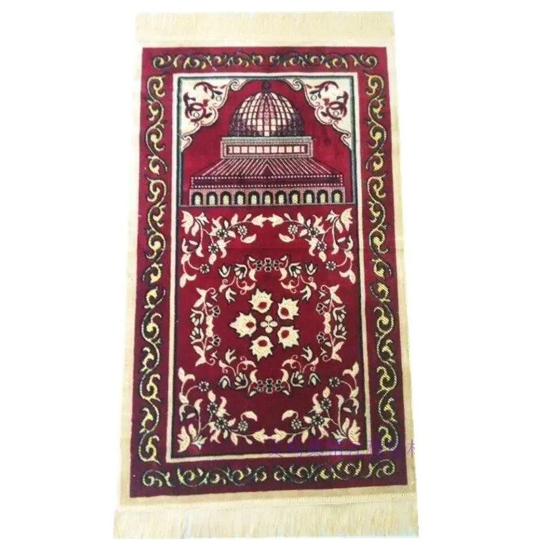 60*110cm Islamic Muslim Worship Prayer Mat Salat Musallah Prayer Rug