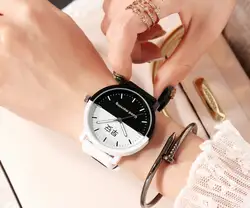 2018 Лидер продаж доброе утро спокойной ночи кварцевые наручные часы Наручные часы для Для женщин девушек Для мужчин любителей студентов