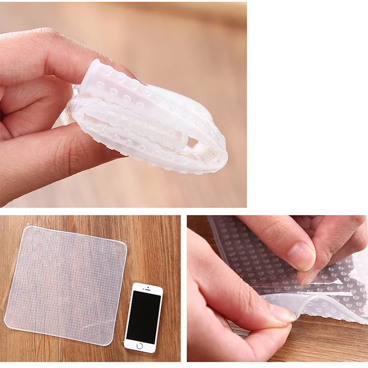 4PCS Silicone Cap Kitchen Foldable Food Cover Food Cover Umbrella (5)