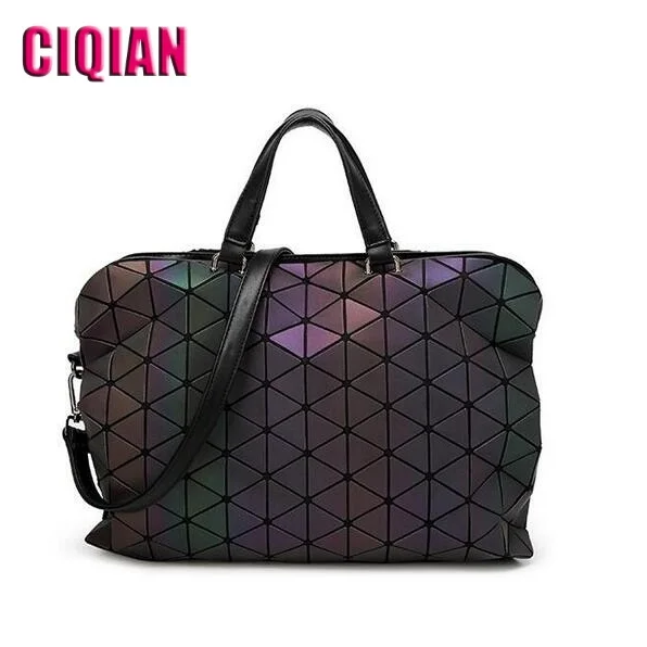 

Drop Shipping Luminous Bag women Geometric handbags designer messenger shoulder bag Luminous Handbags female Bucket bag