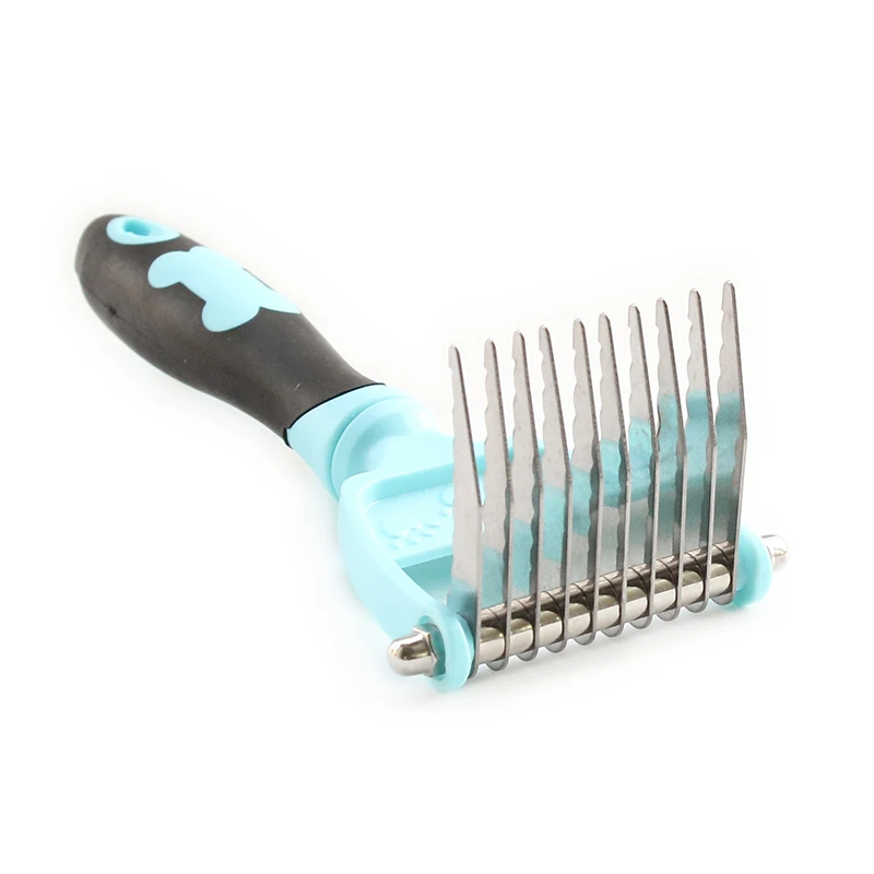 

Armi store Bone Pattern Dog Open Knot Knife Solution Knot Comb Pet Hair Removal Combs 6062008 Dogs Grooming Tools