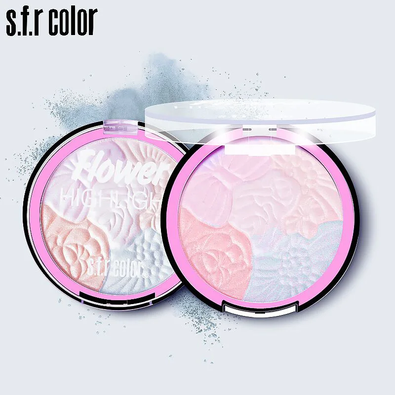 

Rainbow 5 colors Brighten up Polarized light Shading powder Highlighting powder Flash stereo Eyeshadow