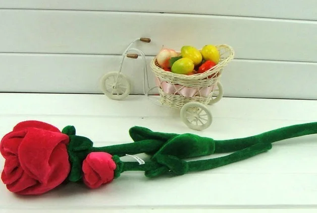 1 Случайные доставки Творческий Плюшевые игрушки роза серии Multi-выбор цвета может быть изогнутые творческая личность розы подарок