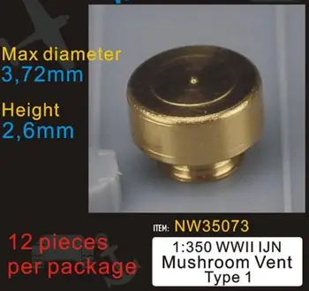 

1/350 WWII IJN Mushroom Vent Type 1