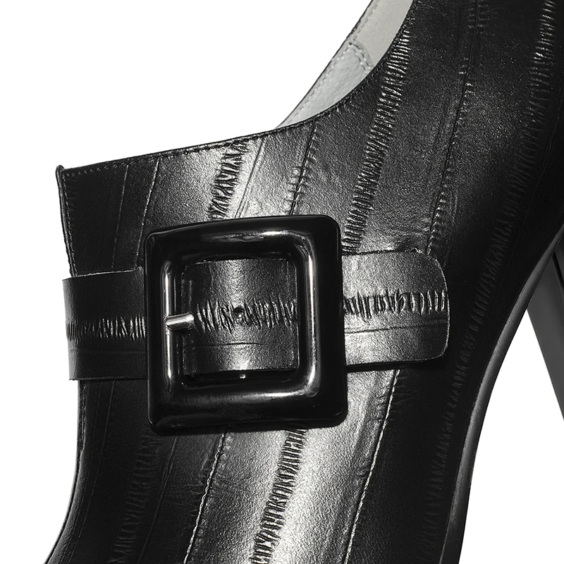 ISNOM/ г., весенние женские туфли-лодочки обувь с перекрестной шнуровкой и острым носком женская обувь из натуральной кожи Модная женская обувь на высоком каблуке