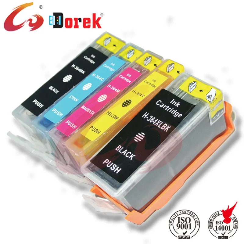 4 pcs Compatible ink cartridge for hp 364 xl printer ink cartridge for hp photosmart 5520-in Ink