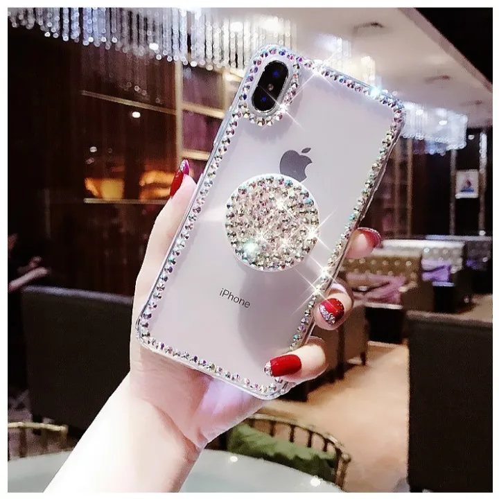 Для samsung Galaxy S6 Edge Plus S7 края телефон случаях новый горный хрусталь ювелирное задняя