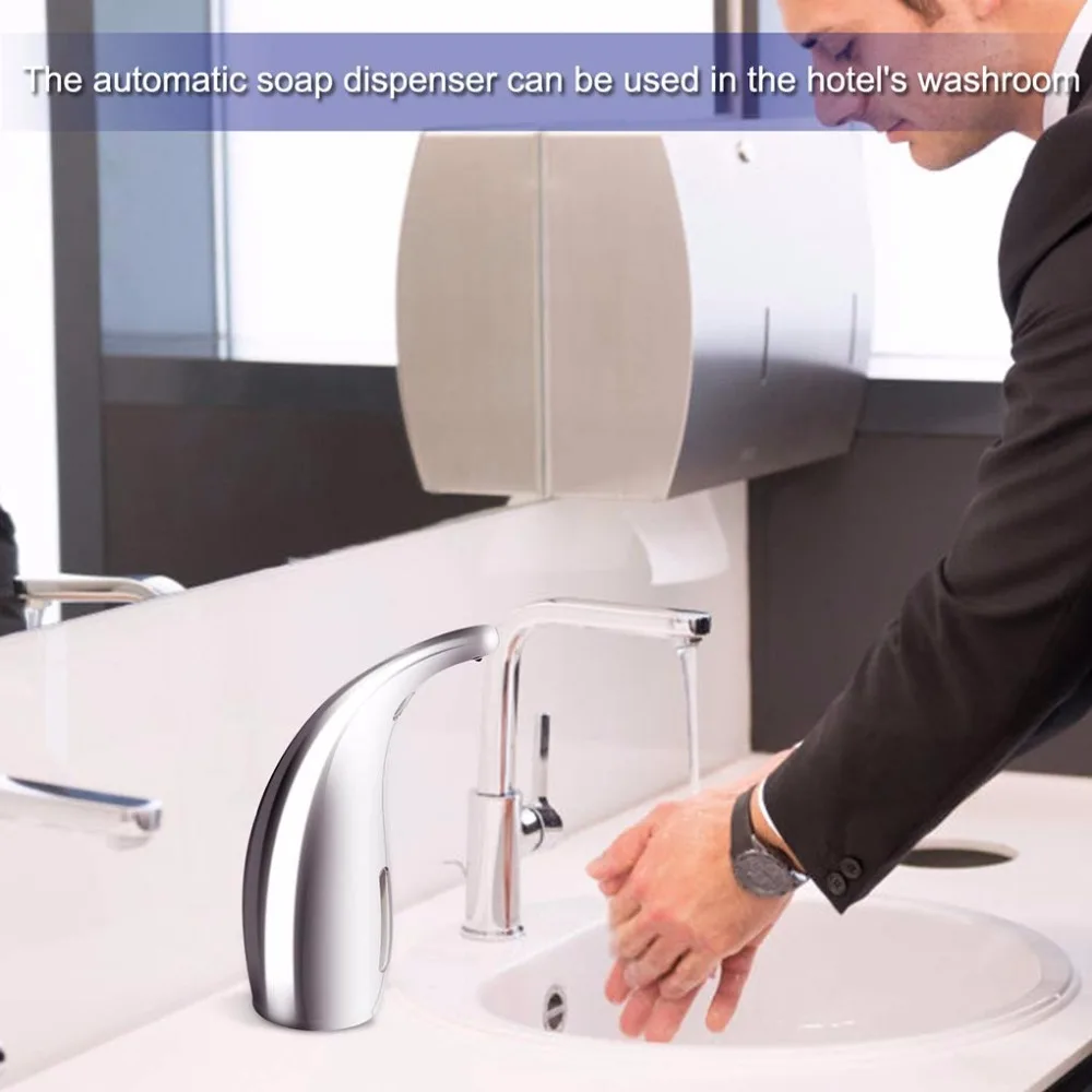 Индукционный дозатор для мыла Кухня для мытья рук Hands-free бесконтактный диспенсер для мыла детская антисептик для рук, мыло диспенсер 300