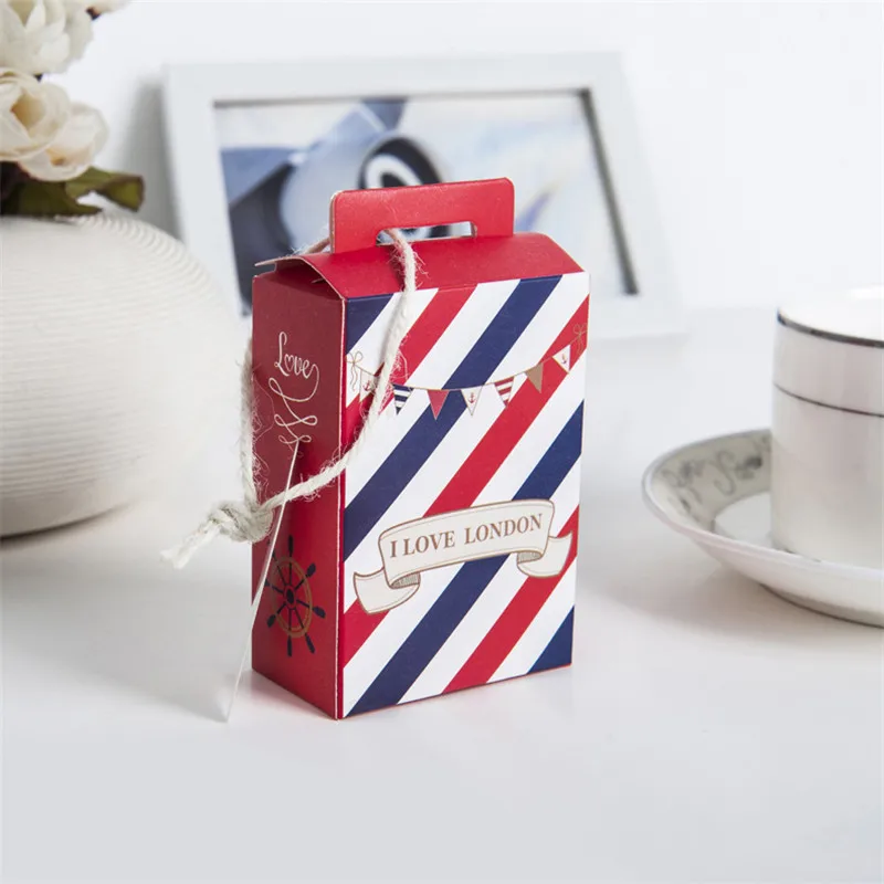 

Creative Suitcase Wedding Birthday Baby Shower Gift Box Kraft Paper Gift Packaging Box Hand Made Candy Box