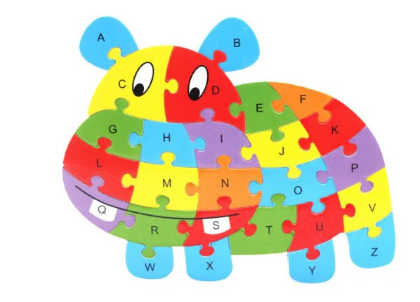 Игрушки Монтессори Обучающие деревянные игрушки для детей раннего обучения 3D Мультяшные головоломки Дети интеллект для изучения математики