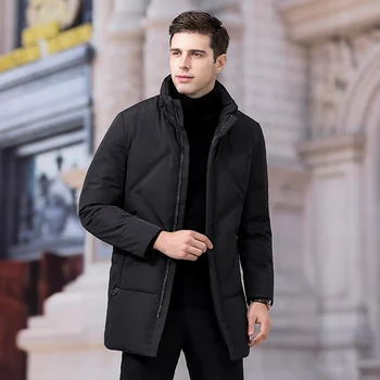 

Fletiter Smart casual Winter Jacket Men Thick Warm Parka Mens Clothes Winter Coat male Casual Stand Collar Outerwear Jackets