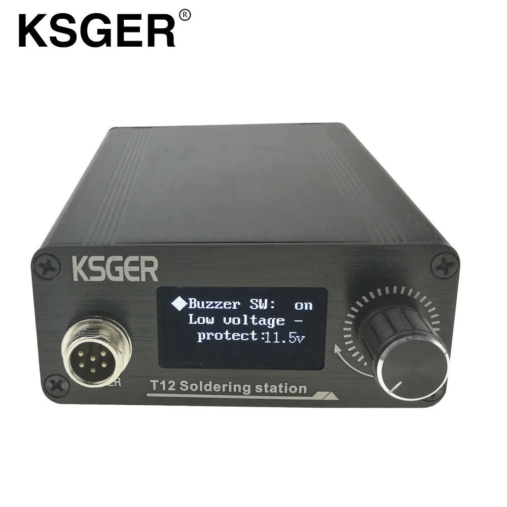 KSGER STM32 OLED 1,3 0,96 Размер T12 DIY паяльная станция с русским корейским английским китайским T12-B2 паяльником